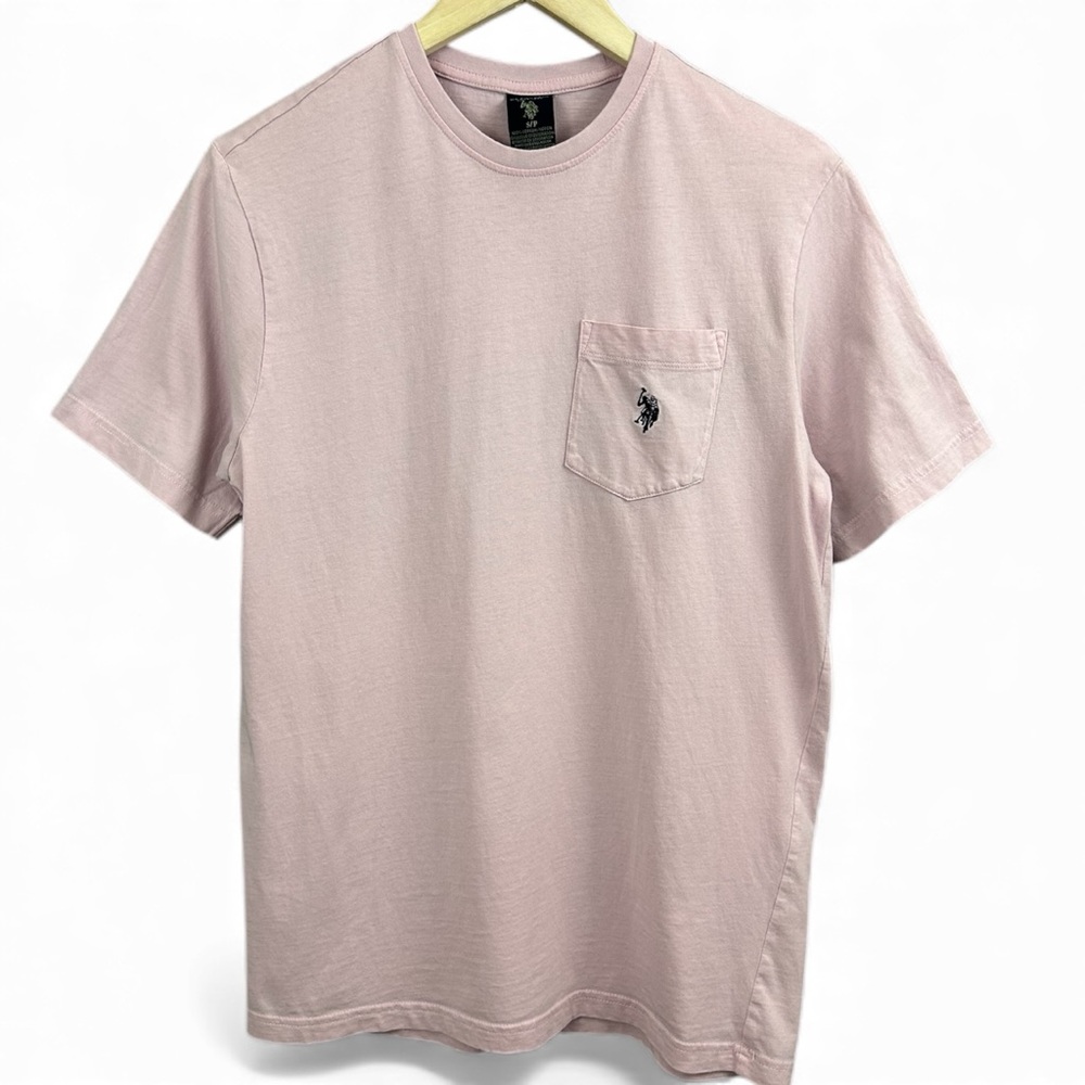 U.S. Polo Assn. Short Sleeve Light Pink Tee Size Small
